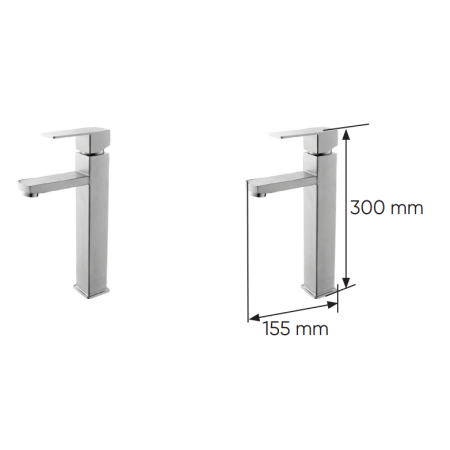 VÒI RỬA NÓNG LẠNH KAFF KF-FC83021