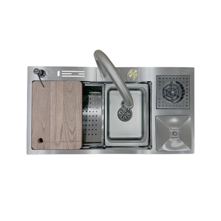 CHẬU RỬA INOX KAFF KF-FYD8846-B