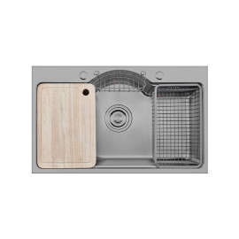 CHẬU RỬA INOX KAFF KF-PS7848-B