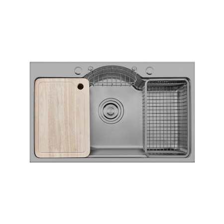 CHẬU RỬA INOX KAFF KF-PS7848-B