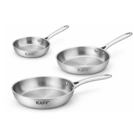 BỘ 3 Chảo Inox 304 KAFF Cao Cấp KF-FR202426304
