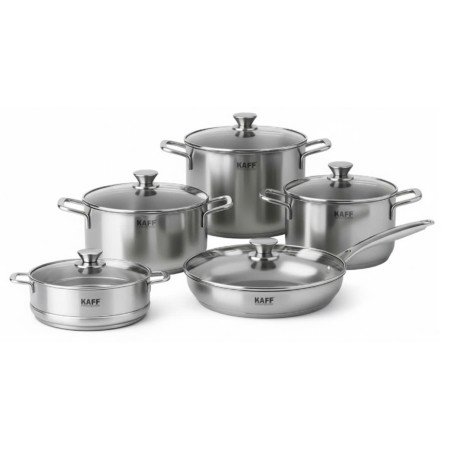 Bộ Nồi Inox 304 Cao Cấp 5 Món KAFF KF-SU30405M